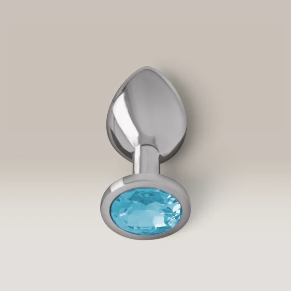 intense-blue-crystal-aluminium-anal-plug intense blue crystal aluminium anal plug